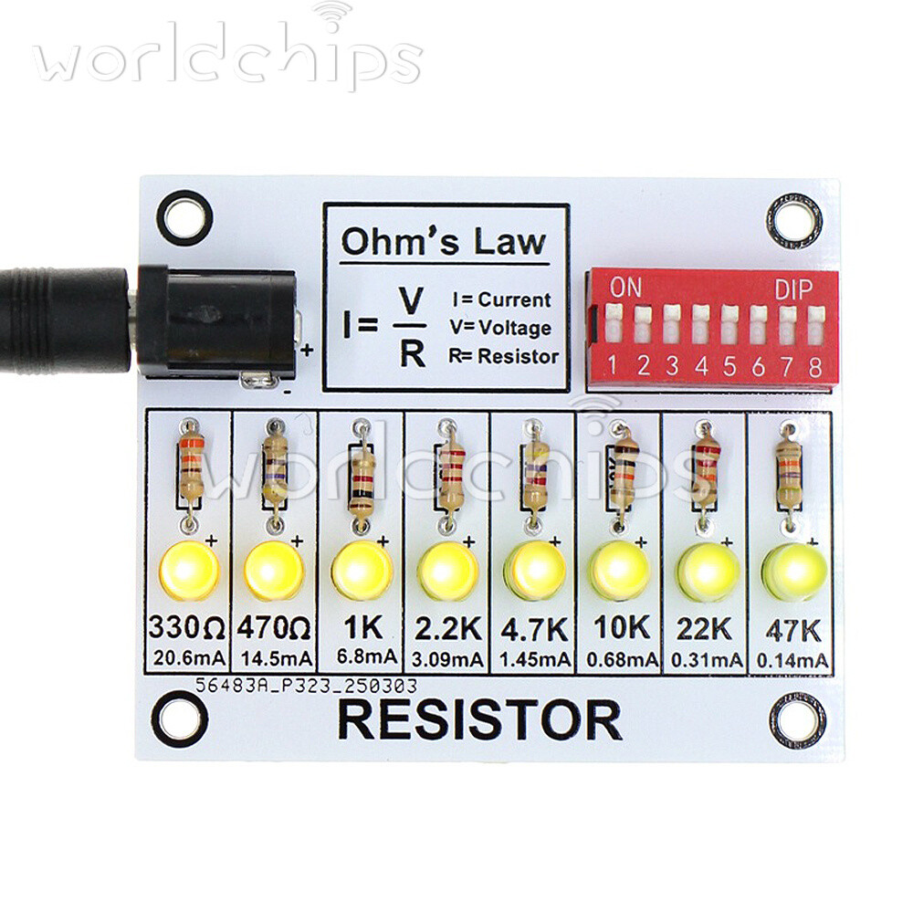 Soldering Practice Kit DIY Electronic Circuit Project Resistor Learning Board