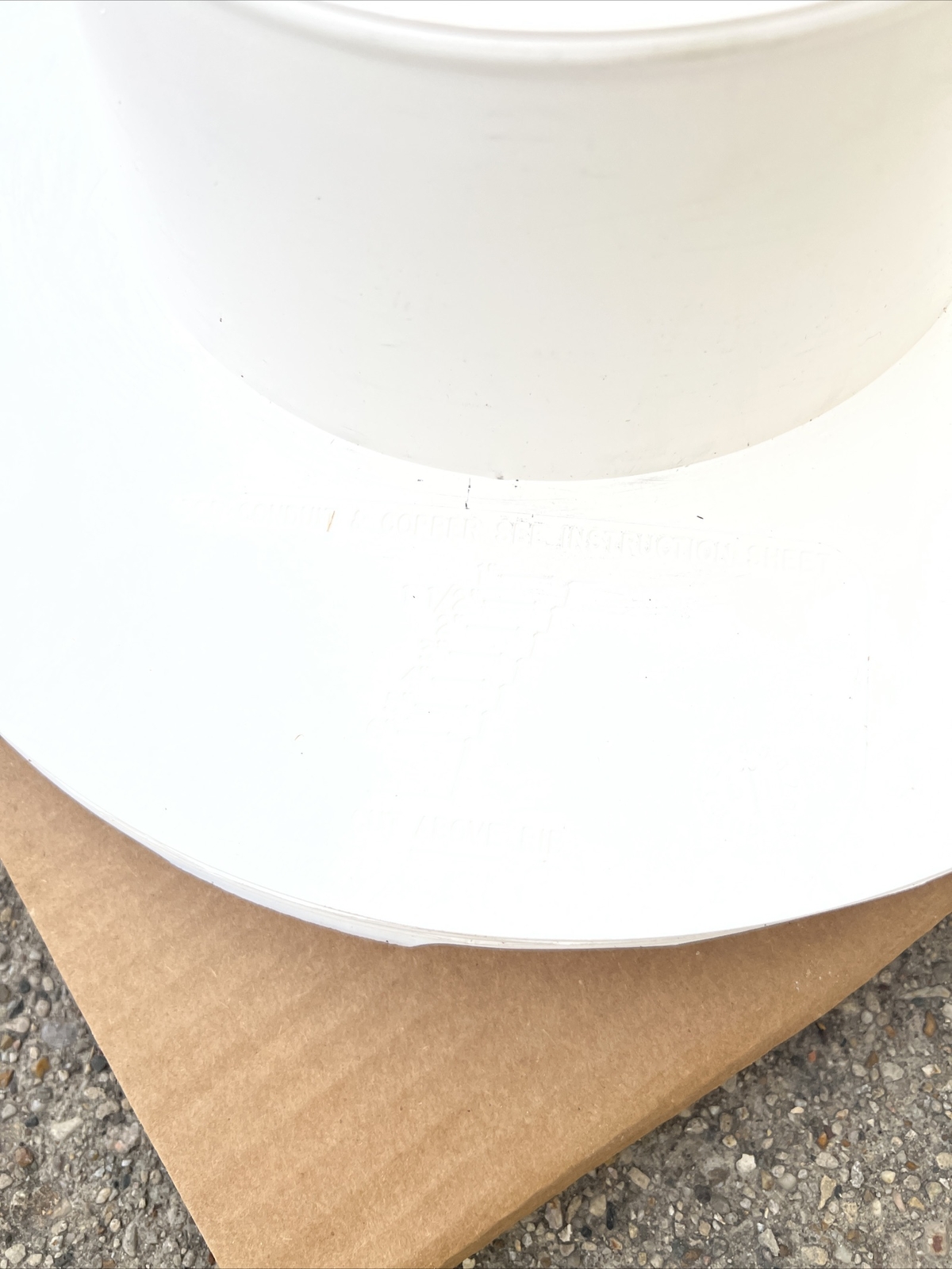 1/2 Dozen Everguard TPO Plus White Vent Boot 1” To 6” 8513920 Roofing Supplies