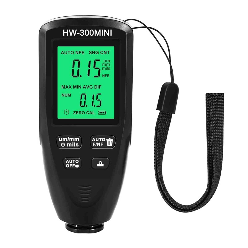 -300MINI Layer Thickness Meter 0-2000 UM for Measuring Paint Tools, 9462-