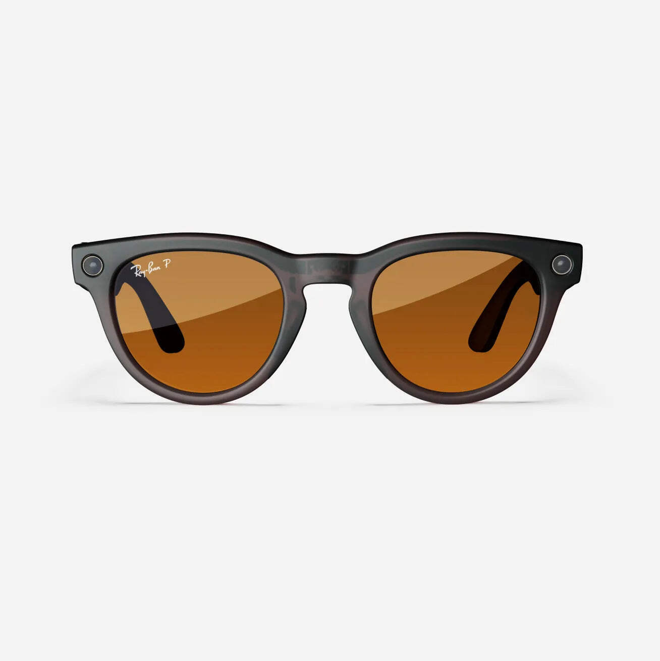 Refurbished Ray-Ban Meta Headliner (Gen 1), Matte Rebel Black / Brown Polarized,