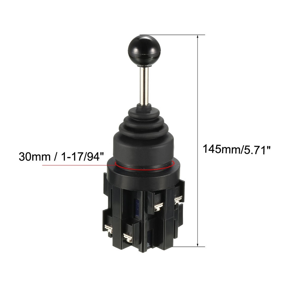Joystick Switch,Controllers 4 Position 4NO Momentary Type AC 380V 10A