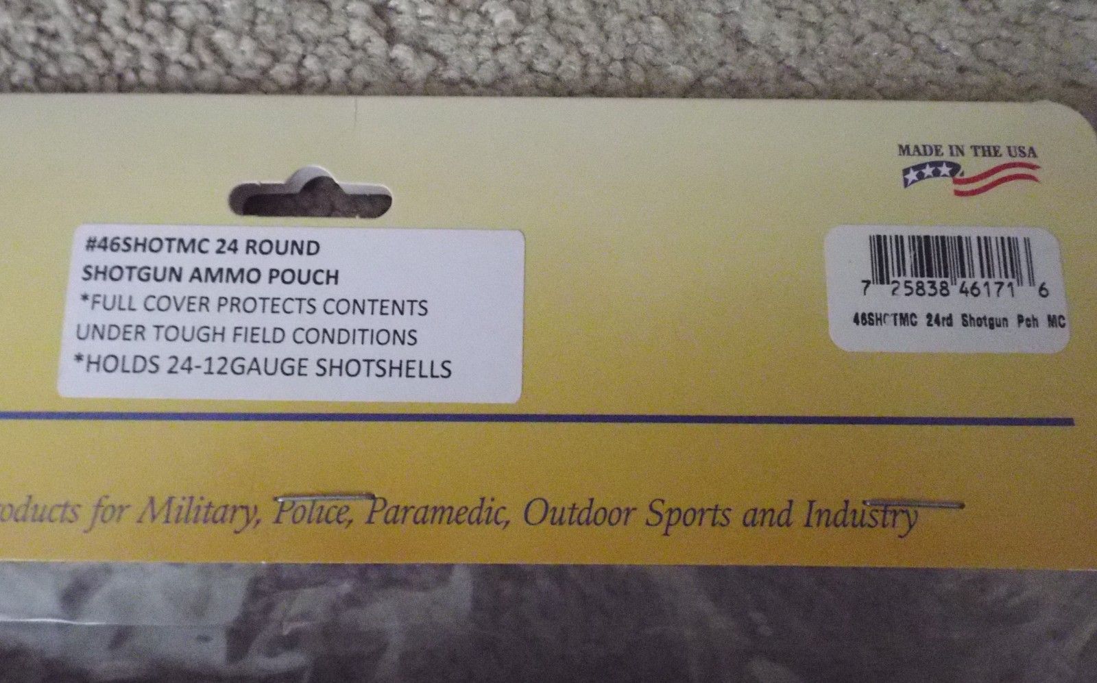 Raine Inc US Military Style Multicam 24 Round Shotgun Ammo Pouch 46SHOTMC