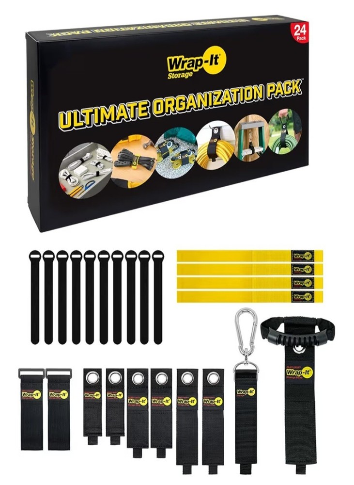 NIB! Get Untangled "Wrap-It Ultimate Organization Pack 24 Piece