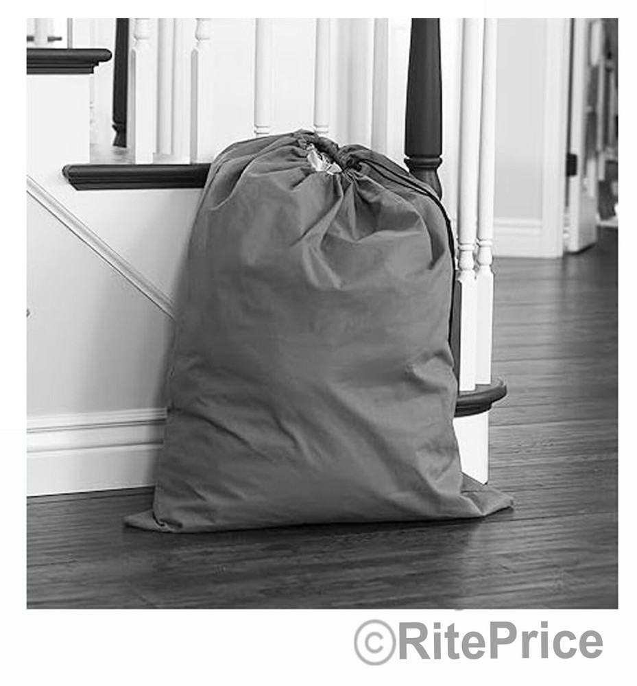 Large 29"X40" Laundry Bag Washable Heavy Duty Locking Drawstring Bag (5 Pack)