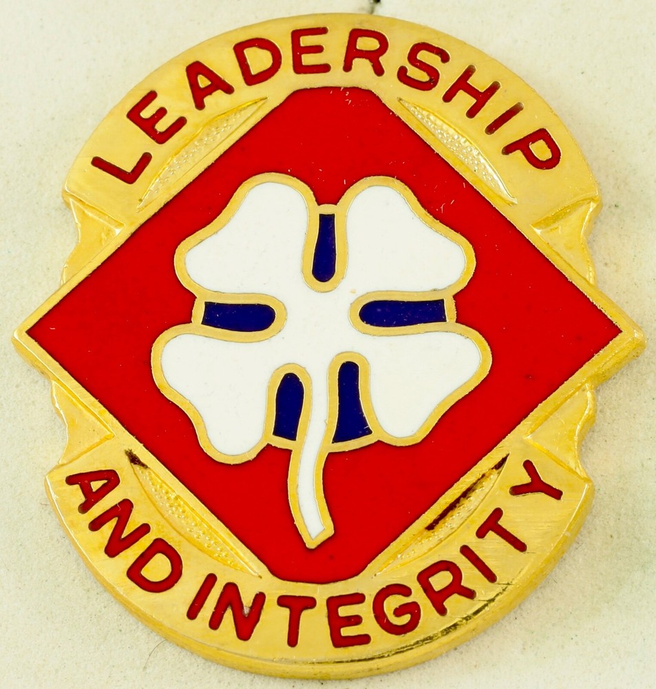 4th Army NCBU Crest DI/DUI CB V21 HM