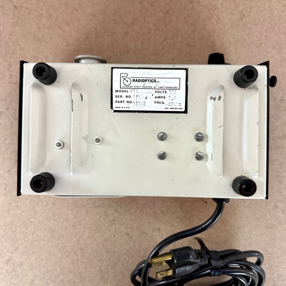 Radioptics Model 15 Fiber Optic Illuminator