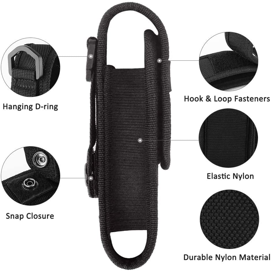 Xtar Flashlight Pouch Holster Holder for 7.8" - 8.2" Flashlight FENIX 2 Pack
