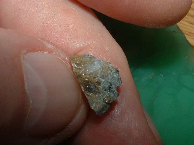 GOLD QUARTZ SPECIMEN .41 GRAM GOLD IN MATRIX COLORADO