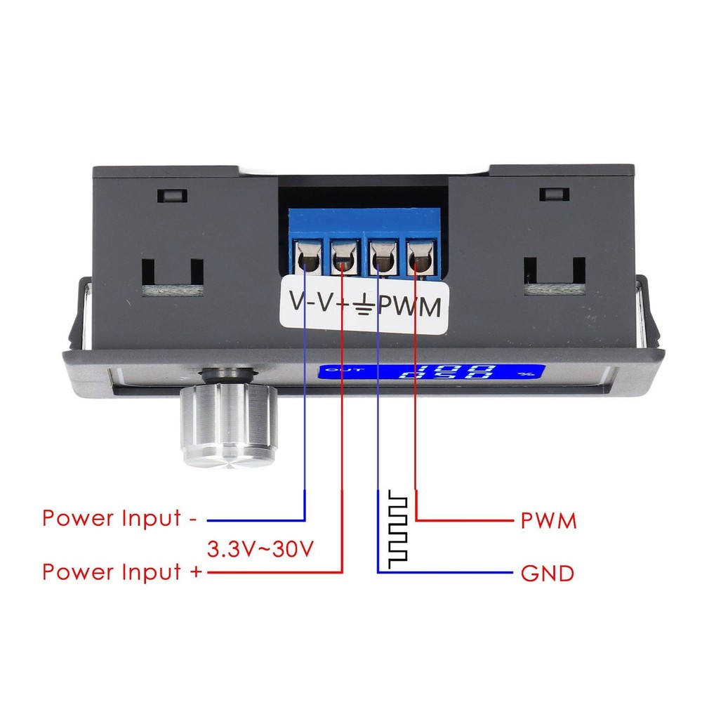 Frequency Generator PWM Square Wave Signal Pulse LCD Display Adjustable For