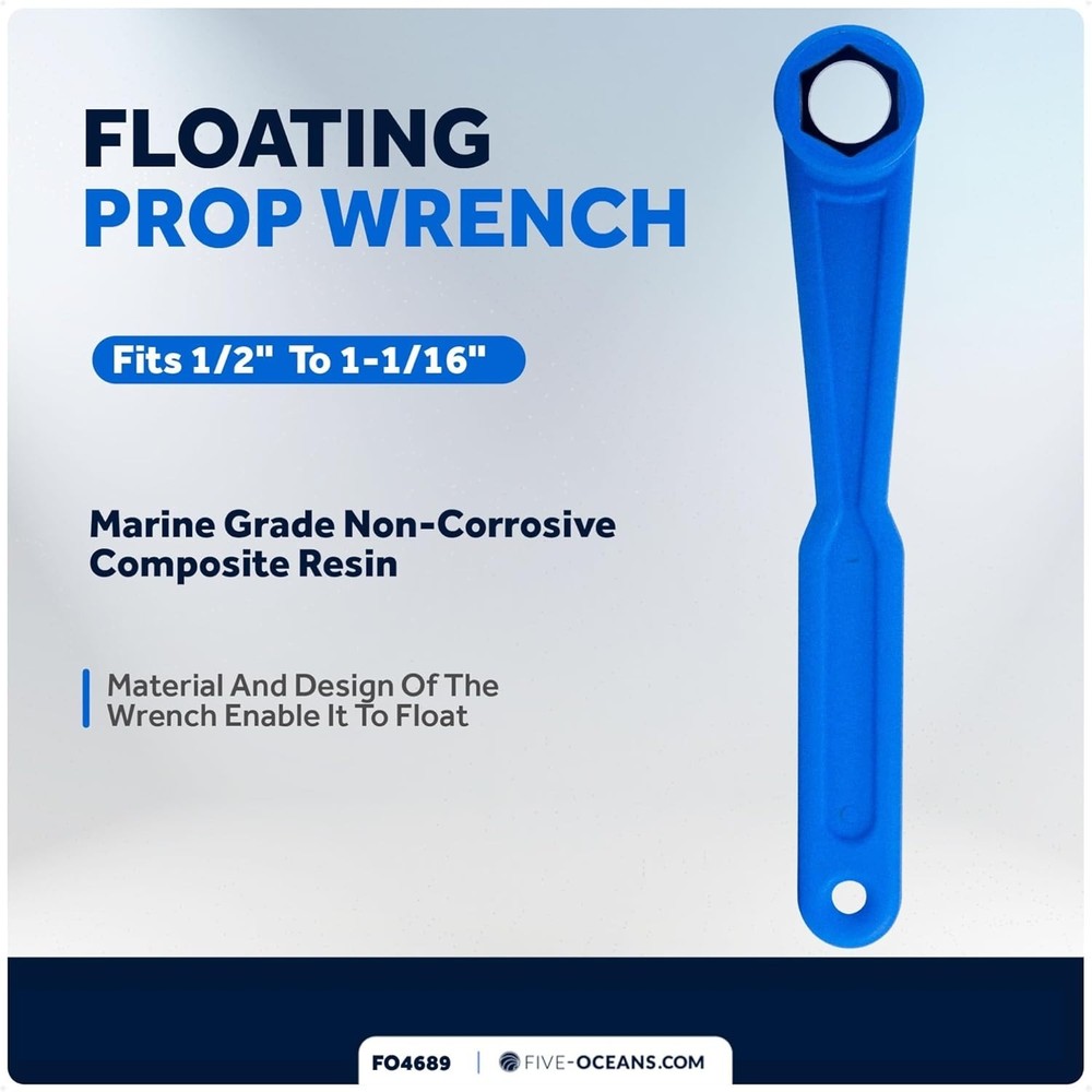 Universal Prop Wrench Kit with Multiple Sockets, Floating Blue