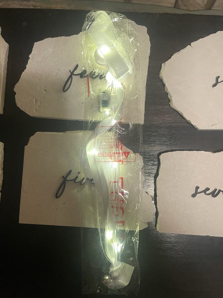 Premium Stone Wedding Table Markers + More