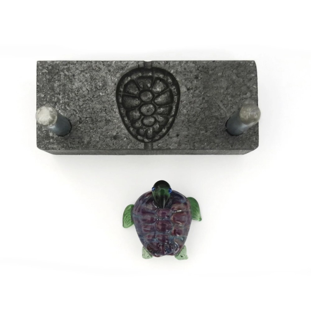 Graphite Press for Turtle Lampwork Pendant Making - Lampwork Bead Press