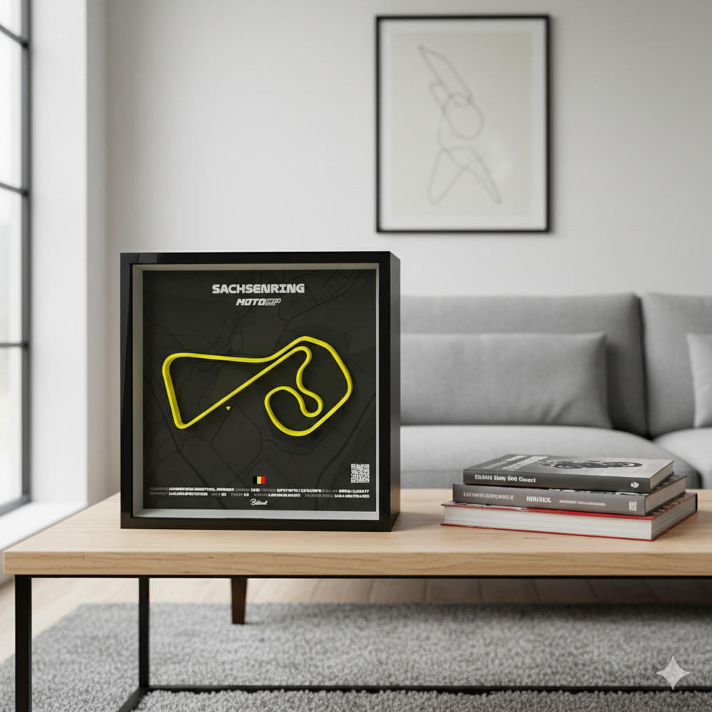 Sachsenring Circuit MotoGP Shadow Box