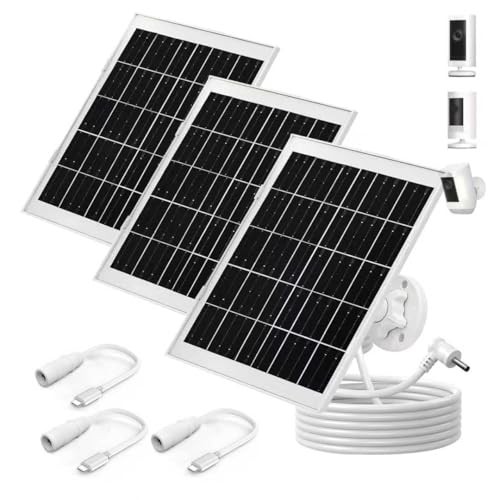 7W Ring Solar Panel is Specially Designed for Spotlight Cam Battery and Ring