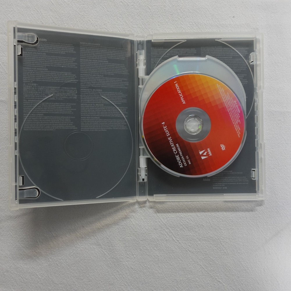 Adobe Creative Suite 4 CS4 Design Premium For Windows Full Retai DVD Version