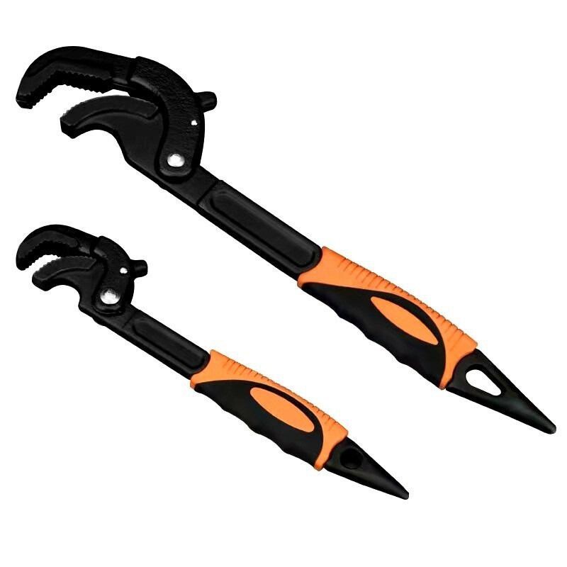 2 Pcs Multi-function Universal Wrench Set Self Adjusting, Power Grip for Autos