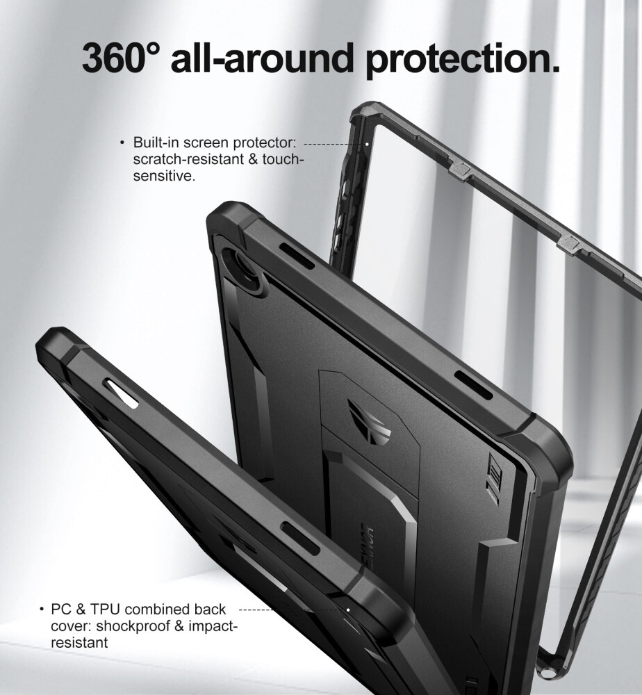 Dexnor for Samsung Galaxy Tab A9 Plus Case Heavy Duty Shockproof Protective