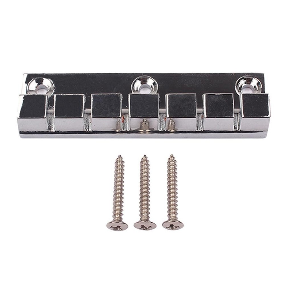 Chrome Finish 6 strings Tailpiece with