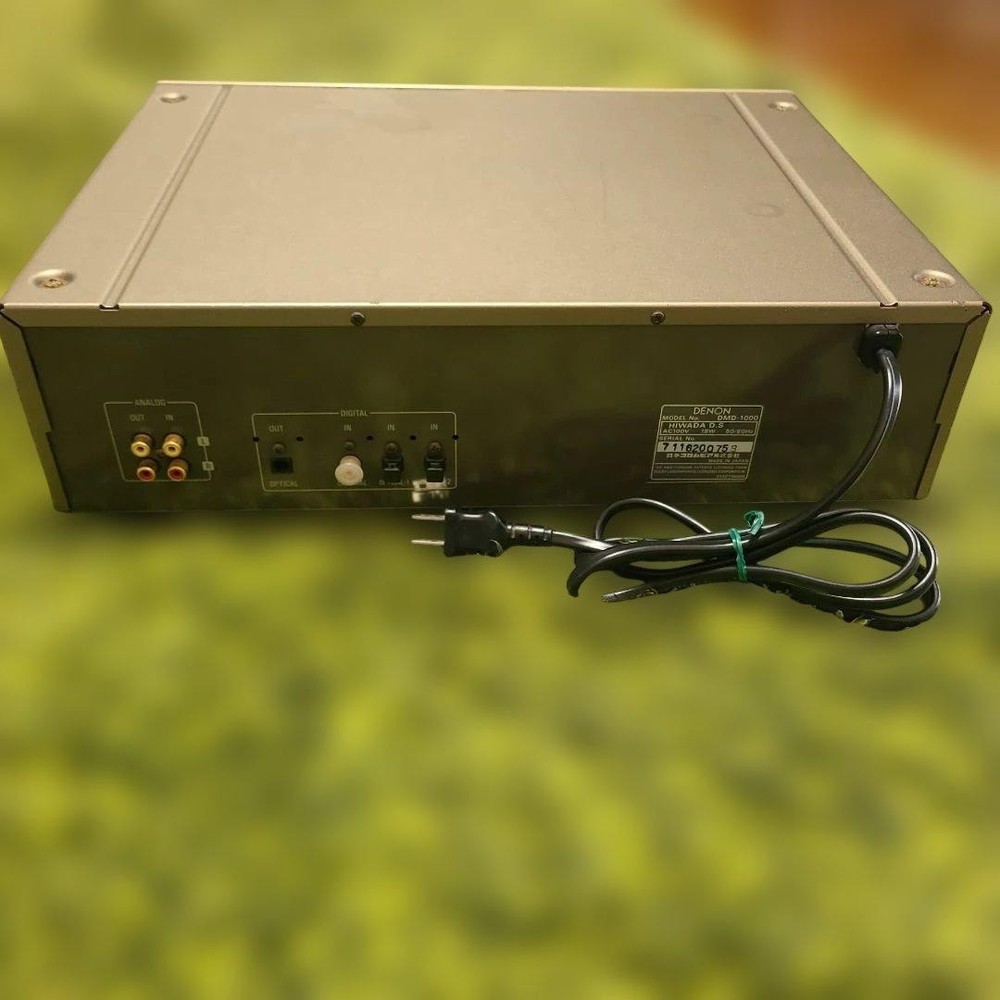 DENON DMD 1000 MiniDisc Recorder Player With Original Remote Fully JP