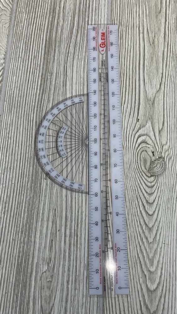 Gleim Aviation Flight Computer and Gleim Navigational Plotter 2007