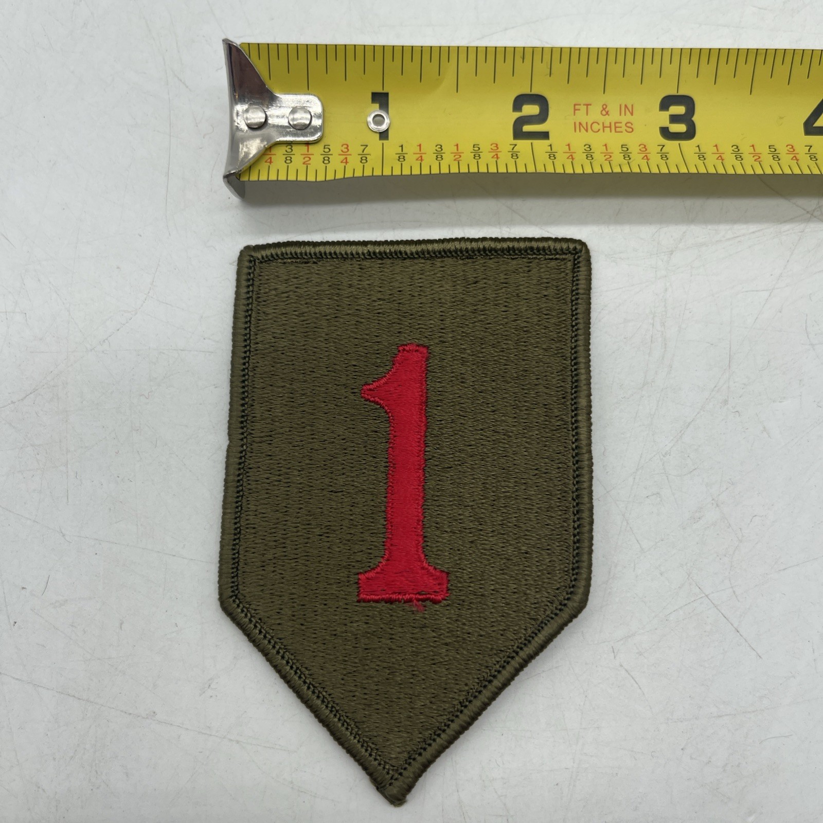 U.S. Military Army 1st Infantry Division Patch Insignia Number “1” Sew On