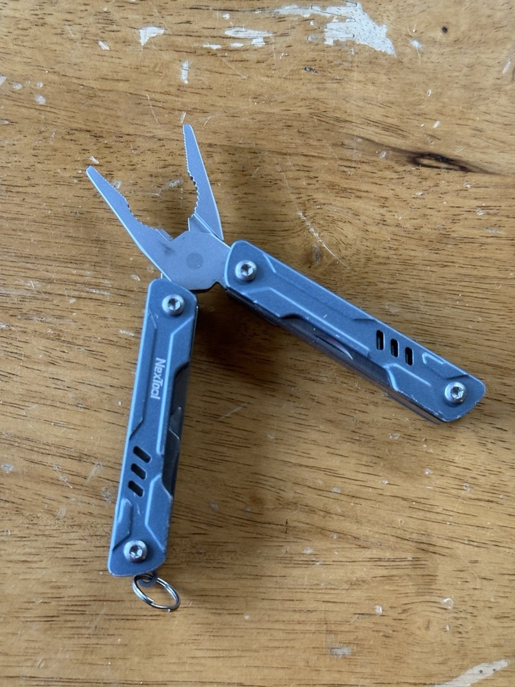 NexTool Mini Sailor Multi Tool Blue Essential Tools w/Blue Aluminum Handles Used