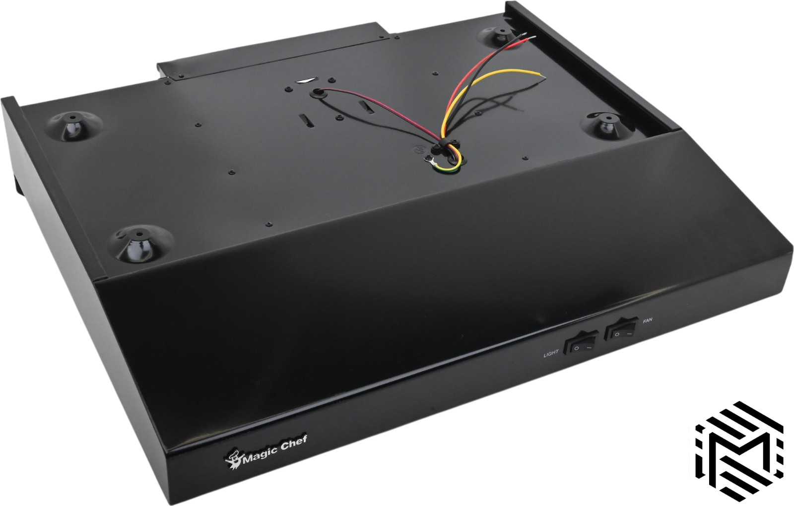 Scratched - Magic Chef MCRH31VB Range Hood – Black - RV Vent Hood - 12V 1A DC