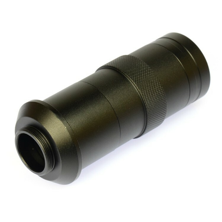 8X-100X C-Mount Microscope Lens C Mount Zoom Lens 25MM For Microscope Camera