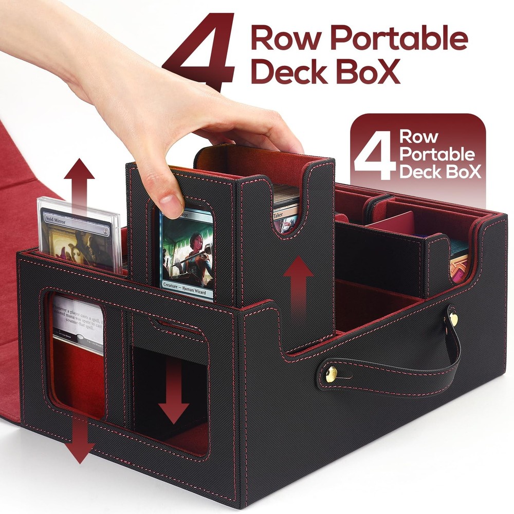 Trading Card Storage Box for MTG, MTG commander deck box，Multi-purpose Deck C...