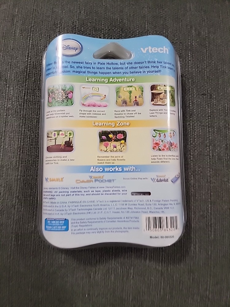 VTECH VSMILE MOTION TINKERBELL SMARTRIDGE