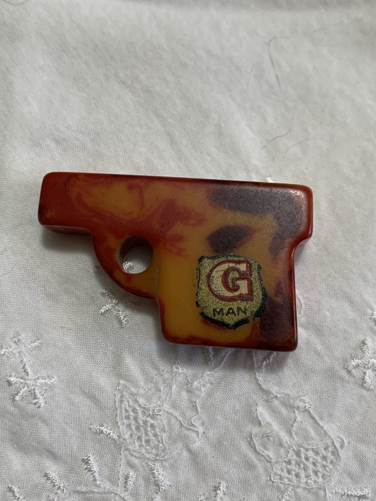 Vintage “G Man” Bakelite Pencil Sharpener