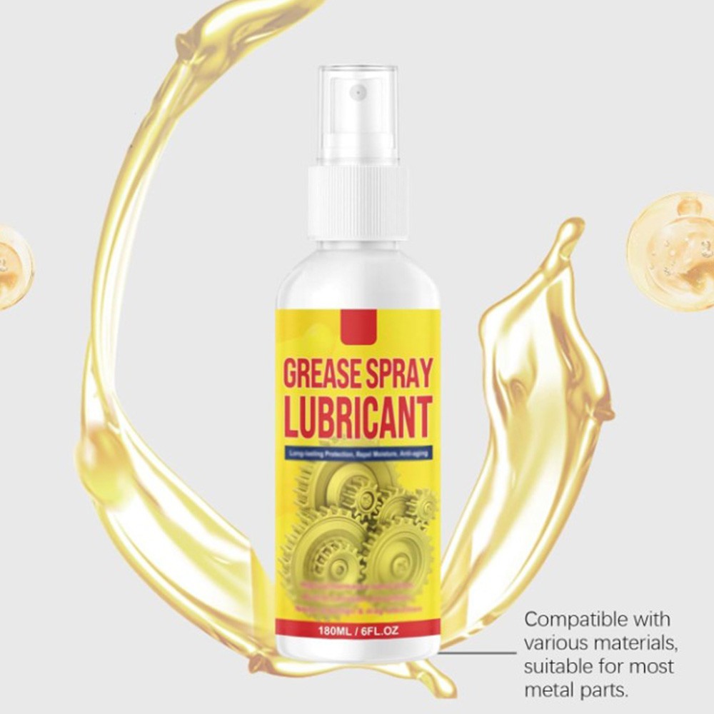 180ml Anti-Rust Lubricant Spray & Rust Remover, Rust Removal Lubricant Spray