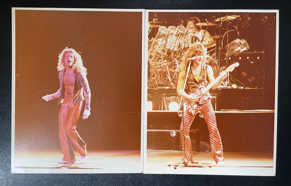 3 VAN HALEN Original Concert Photos 1978 & 1979