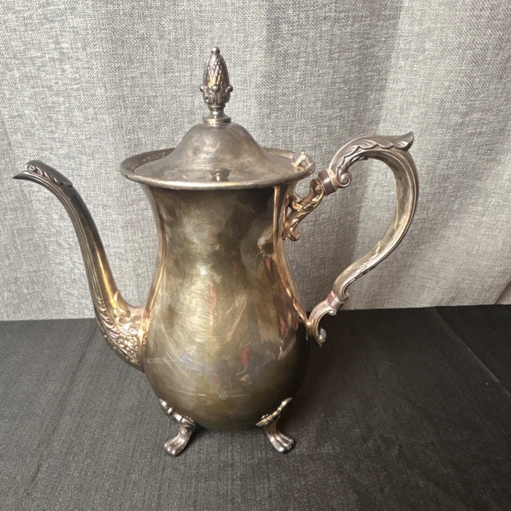 Vintage Collectible Silver Coffee Pot