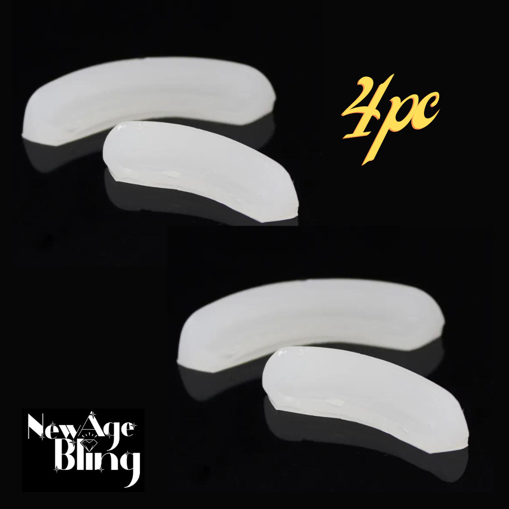 Reusable 4 pc Silicone Grillz Mold Bars for Fitting Teeth Mouth Grill