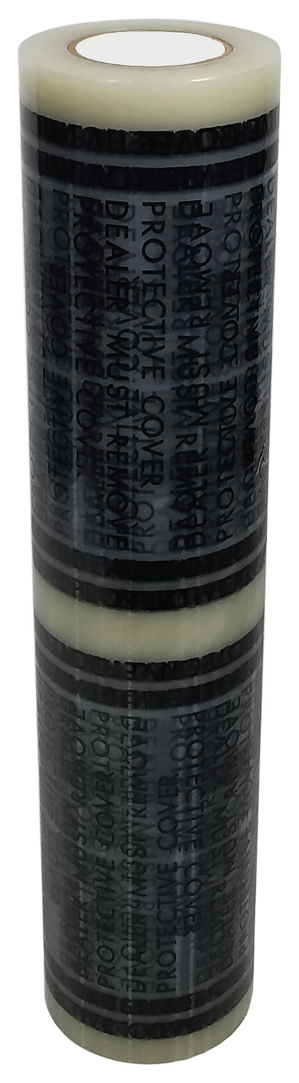 Adhesive Plastic "Dealer Must Remove" Car Floor Mats 3 MIL 24 IN x 200 FT Roll