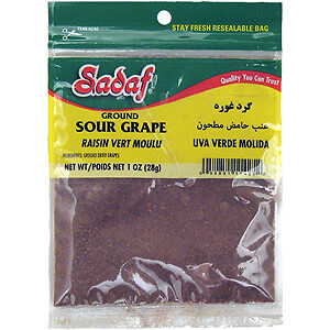 Sadaf Ground Sour Grape   1 oz.
