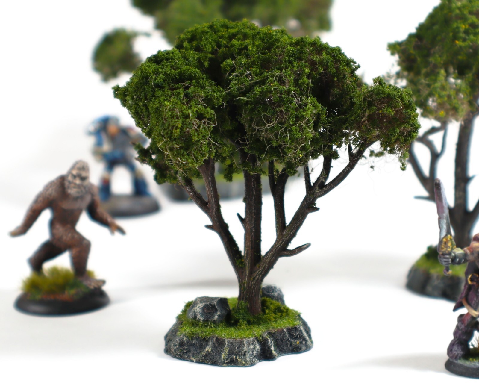 Tree Terrain Handmade Trees Scenery for TTRPGs, AoS & 40k
