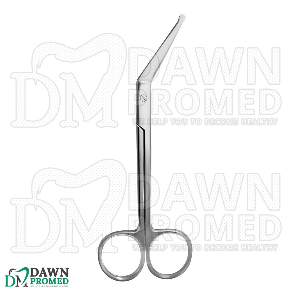 Angular Scissors 4.5" With Safety Tips ENT Plastic Surgical Instrument German Gr