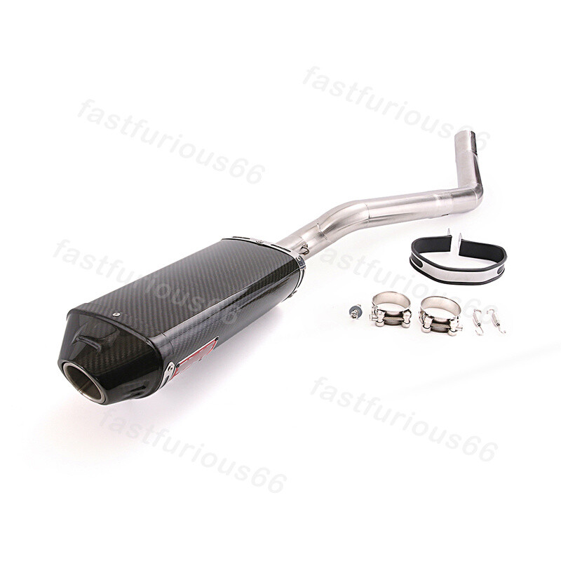 For Honda CBR600RR 2005-2023 Exhaust Mid Link Pipe Slip-on 51MM Muffler Tips