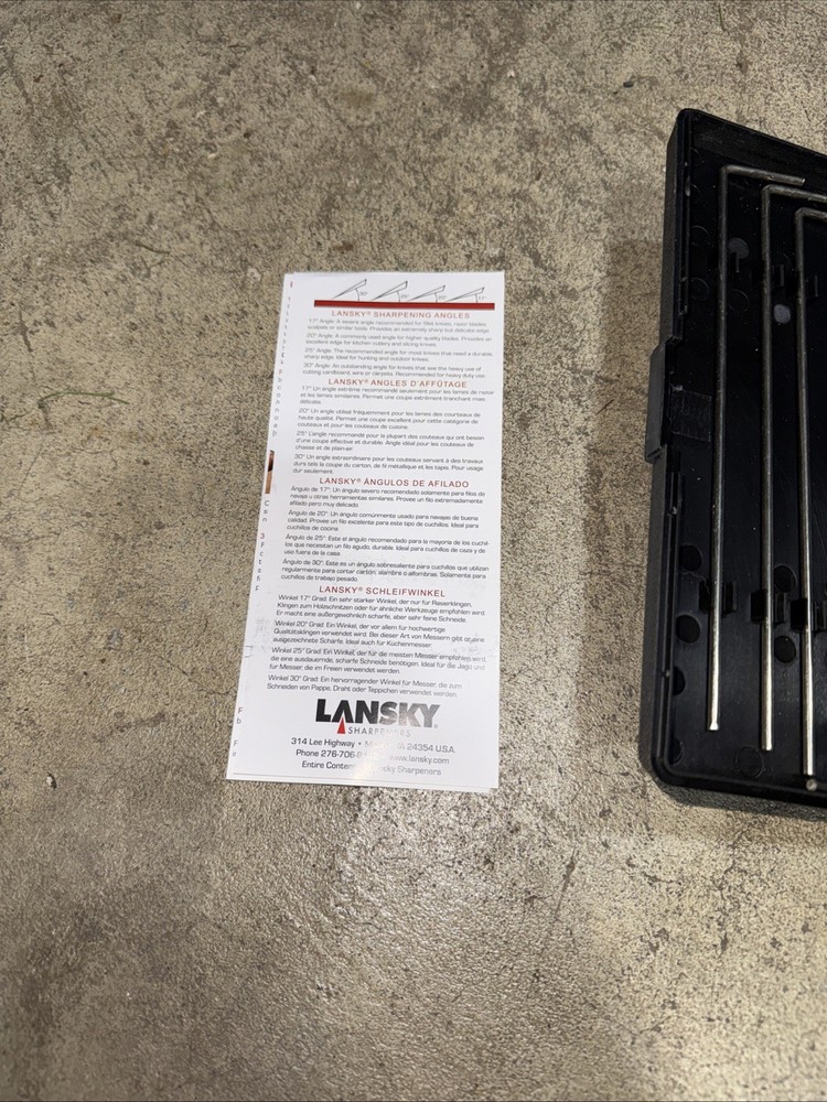 Lansky - Deluxe Knife Sharpening System- 5 Stone Sharpener LKCLX