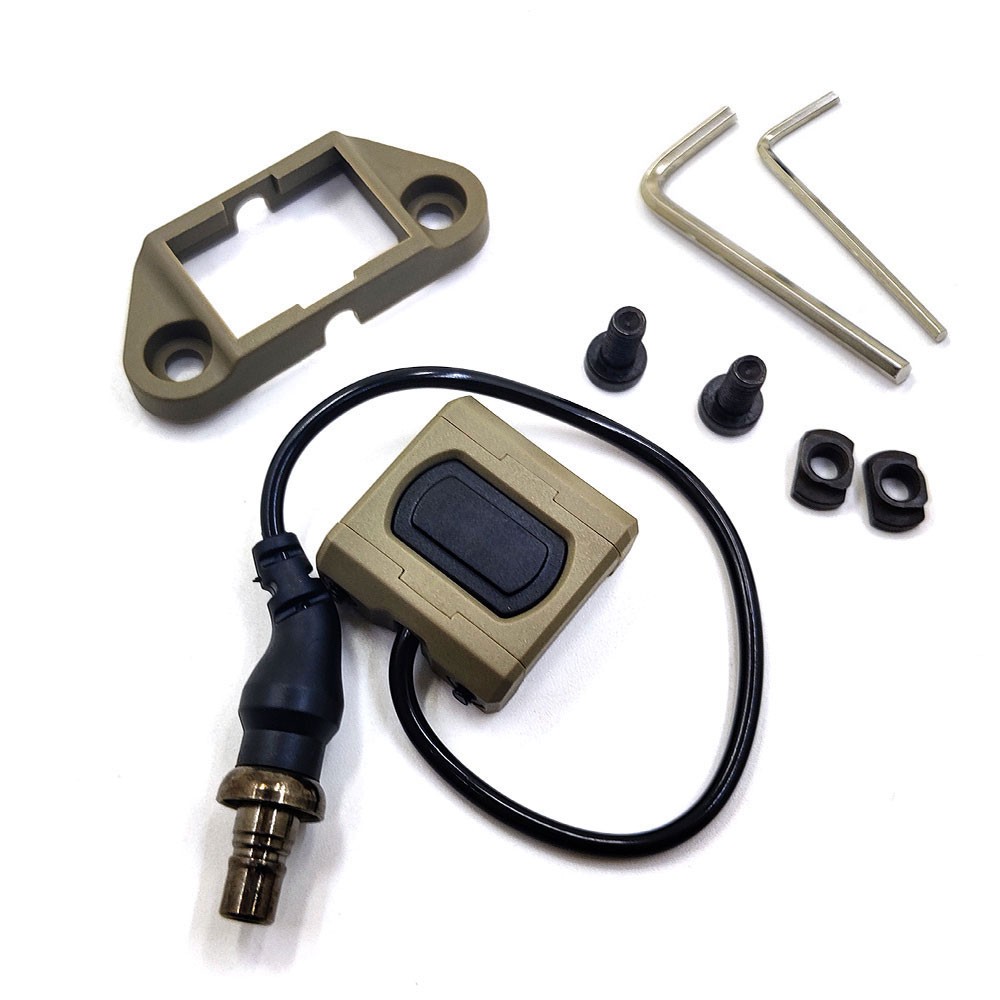 Tactical Flashlight Mini Switch Keymod for M300B M600 DBAL PEQ Light Hot Button