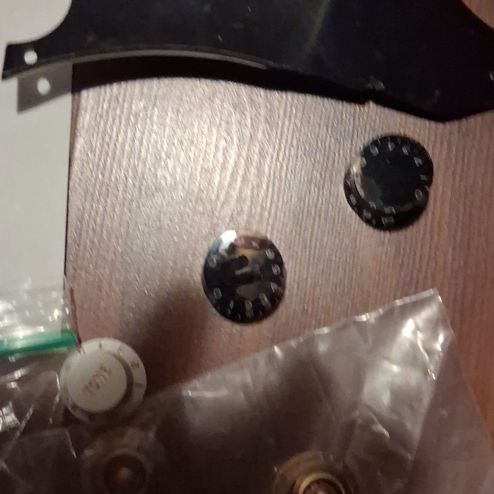 Fender Stratocaster & Telecaster Pickguards, Knobs, Pots, Tremolo Arm Lot