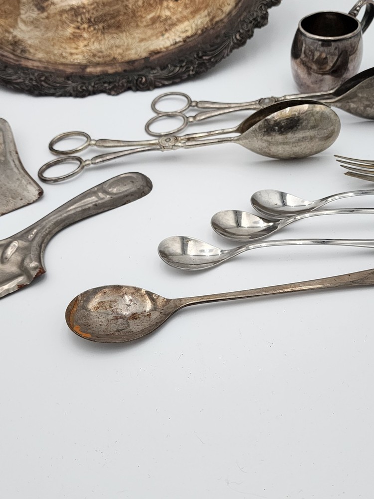 Silver Platter Ware - 12 PCS