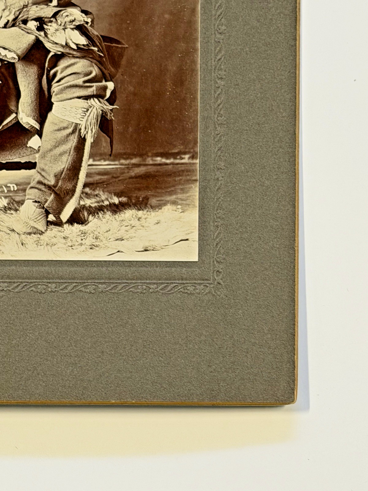 Vintage Native American Indian Portrait "Potawatomi Medicine Man Named Conapaka"