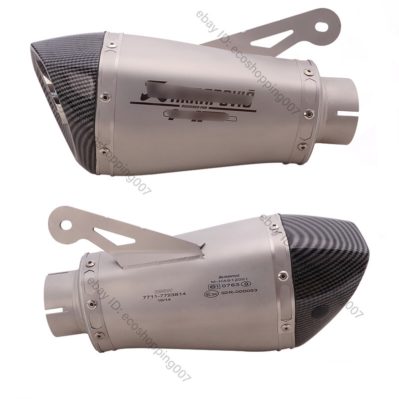 For BMW S1000R S1000RR 2010-2014 System Slip On Exhaust Pipe Muffler Tips Escape