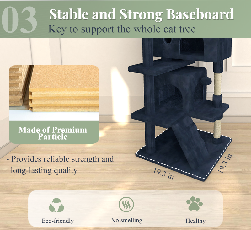 BestPet 54in Cat Tree Tower with Cat Scratching Posts Stand House Cat Condo