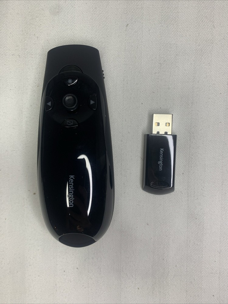 Kensington Expert Wireless Presenter with Green Laser Pointer and Cursor Control