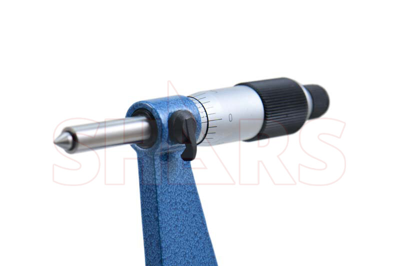 SHARS 4-5" SCREW THREAD CARBIDE MICROMETER MULTI ANVILS .0002 NEW P}