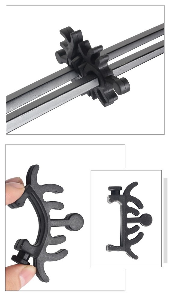 Rubber Material 2 Pairs Shock Absorbing Rubber For Composite Pulley Bows